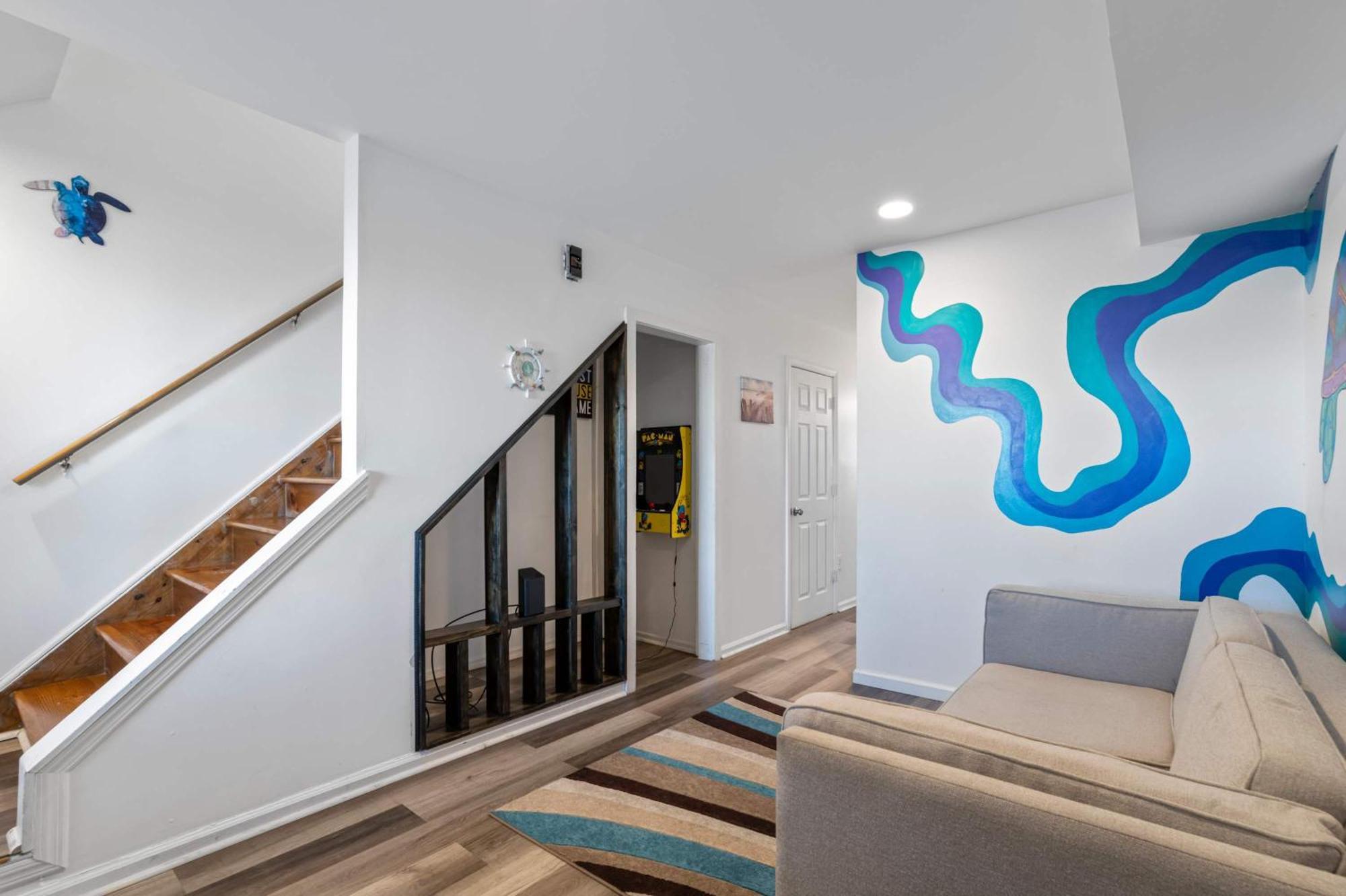Arcade Nook & New Sea Turtle Mural- 3Br Atlantic City Exterior photo